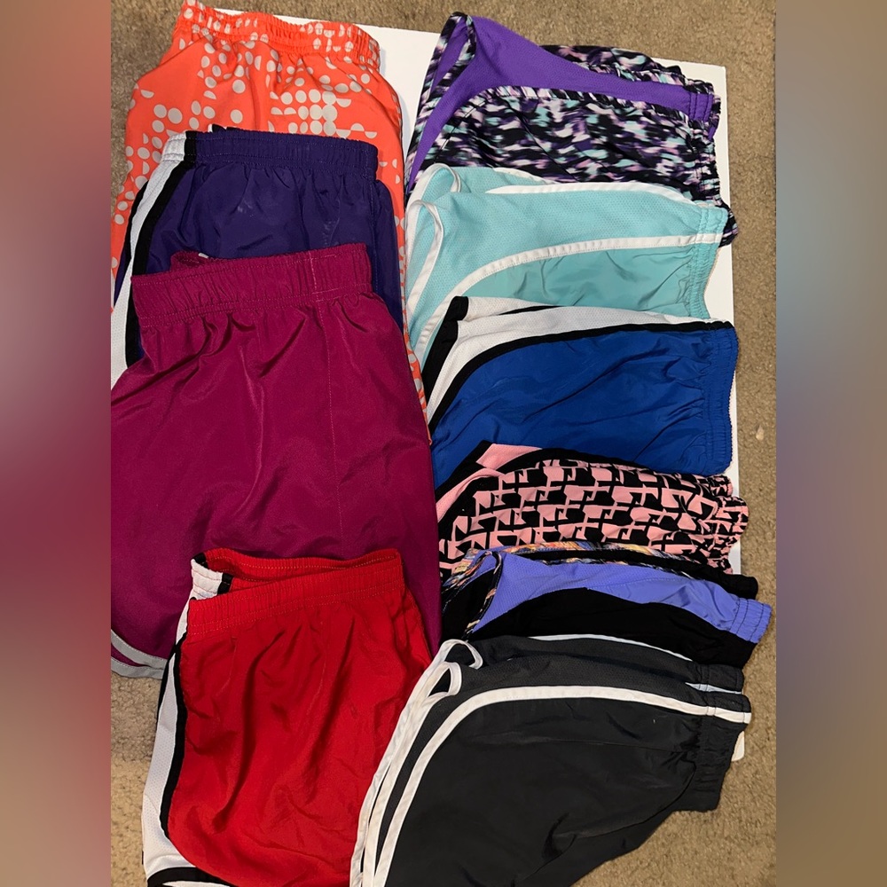 Set of 10 Nike shorts. All size medium